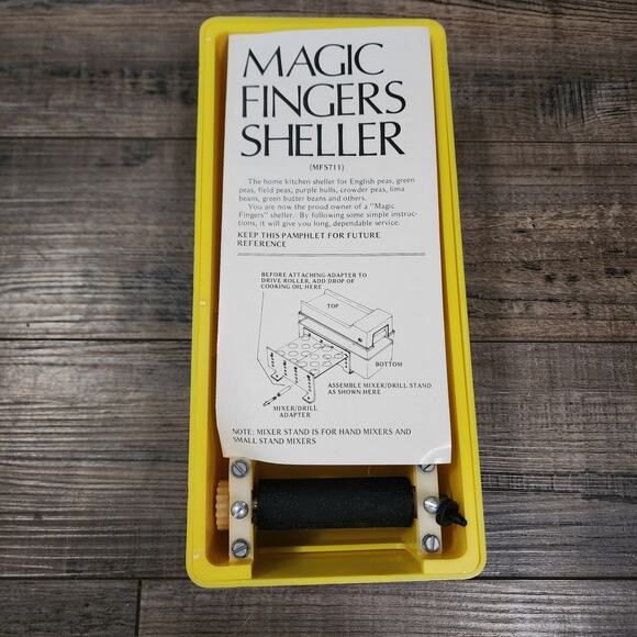 Vintage Magic Fingers pea/bean sheller. New in box never used. Z - Picture 3 of 5